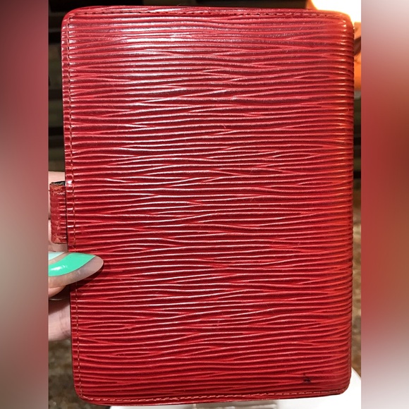 LOUIS VUITTON Epi Leather Agenda/ Notebook Cover- Red 🤩🔥❤️ - Picture 9 of 17